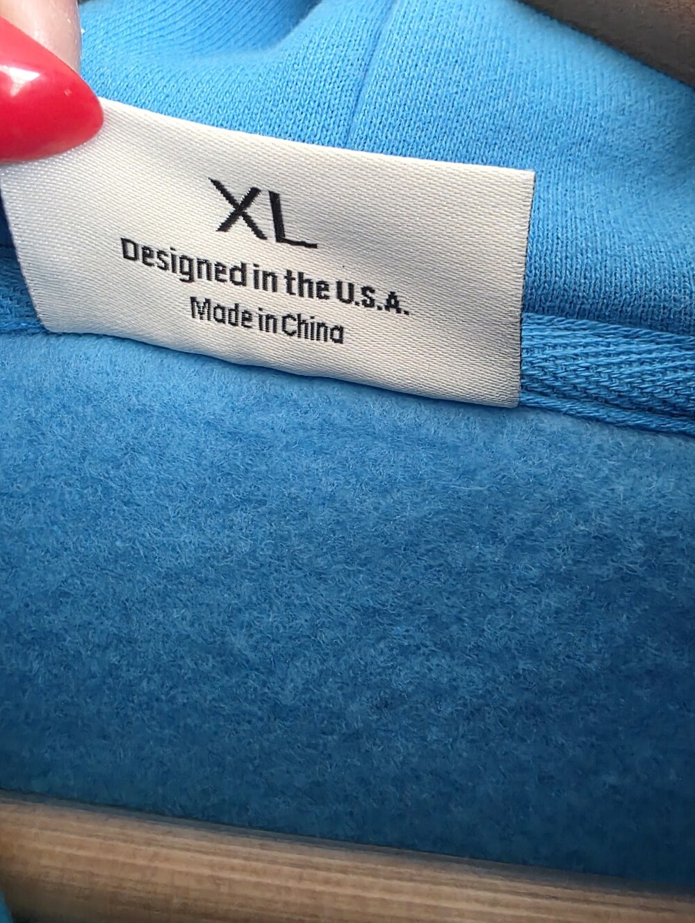 Comfrt x Goli Nutrition Collab Bright Blue Hoodie Unisex Sz XL - Picture 4 of 10